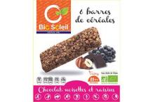 BARRE CHOCOLAT RAISIN ET NOISETTE