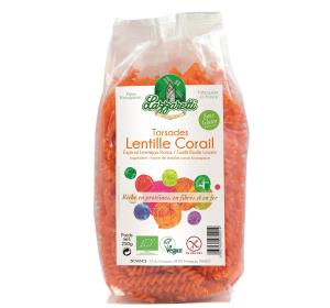 TORSADES DE LENTILLES CORAIL