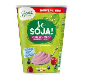 SO SOJA MYRTILLE CERISE SANS SUCRES 400G