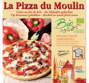 PIZZA  AUX LEGUMES ET GORGONZOLA