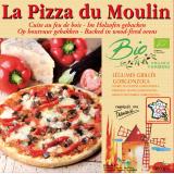 PIZZA  AUX LEGUMES ET GORGONZOLA