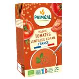 VELOUTE TOMATES ET LENTILLES CORAIL