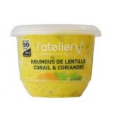 HOUMOUS LENTILLE CORAIL ET CORIANDRE 150